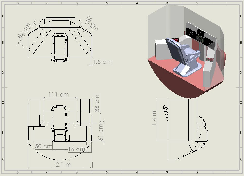 MG-76 Catacopter cockpit drawings MG-76 Catacopter cockpit drawings